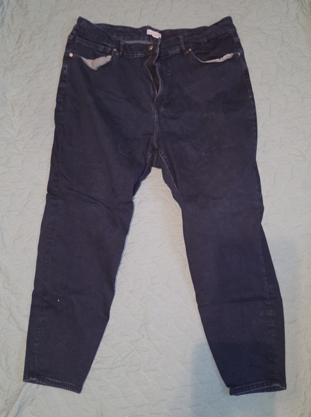 Good American Dark Wash Skinny Jeans